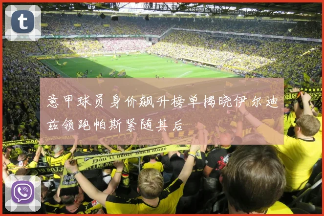 意甲球员身价飙升榜单揭晓伊尔迪兹领跑帕斯紧随其后